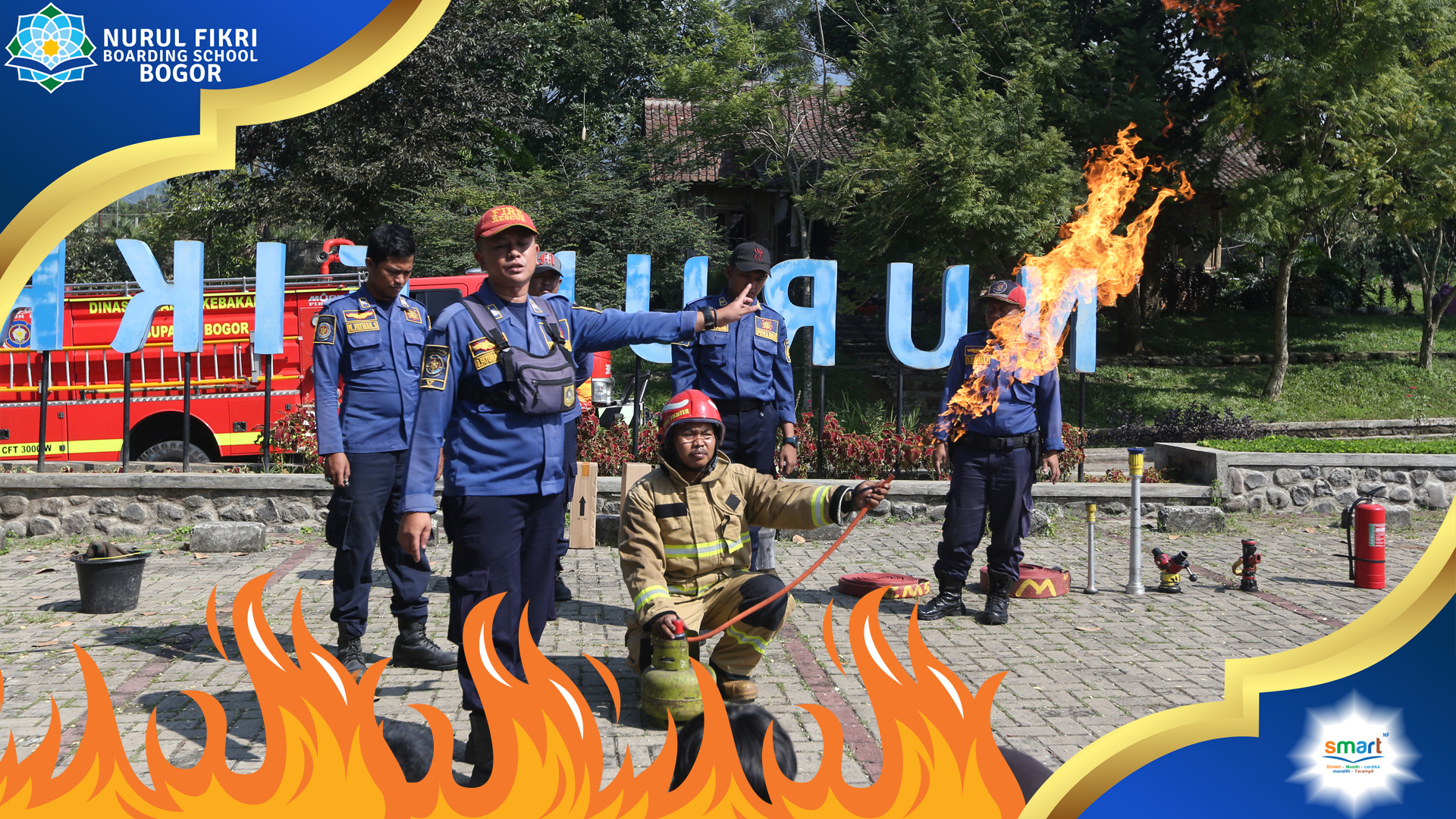 Belajar dari Dinas Pemadam Kebakaran, NFBS Bogor Adakan Penyuluhan untuk Tingkatkan Kesadaran dan Kesiapsiagaan Menghadapi Kebakaran