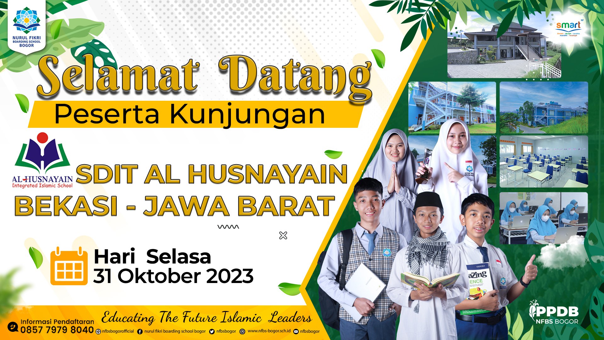 Kunjungan SDIT Al Husnayain ke Nurul Fikri Boarding School Bogor