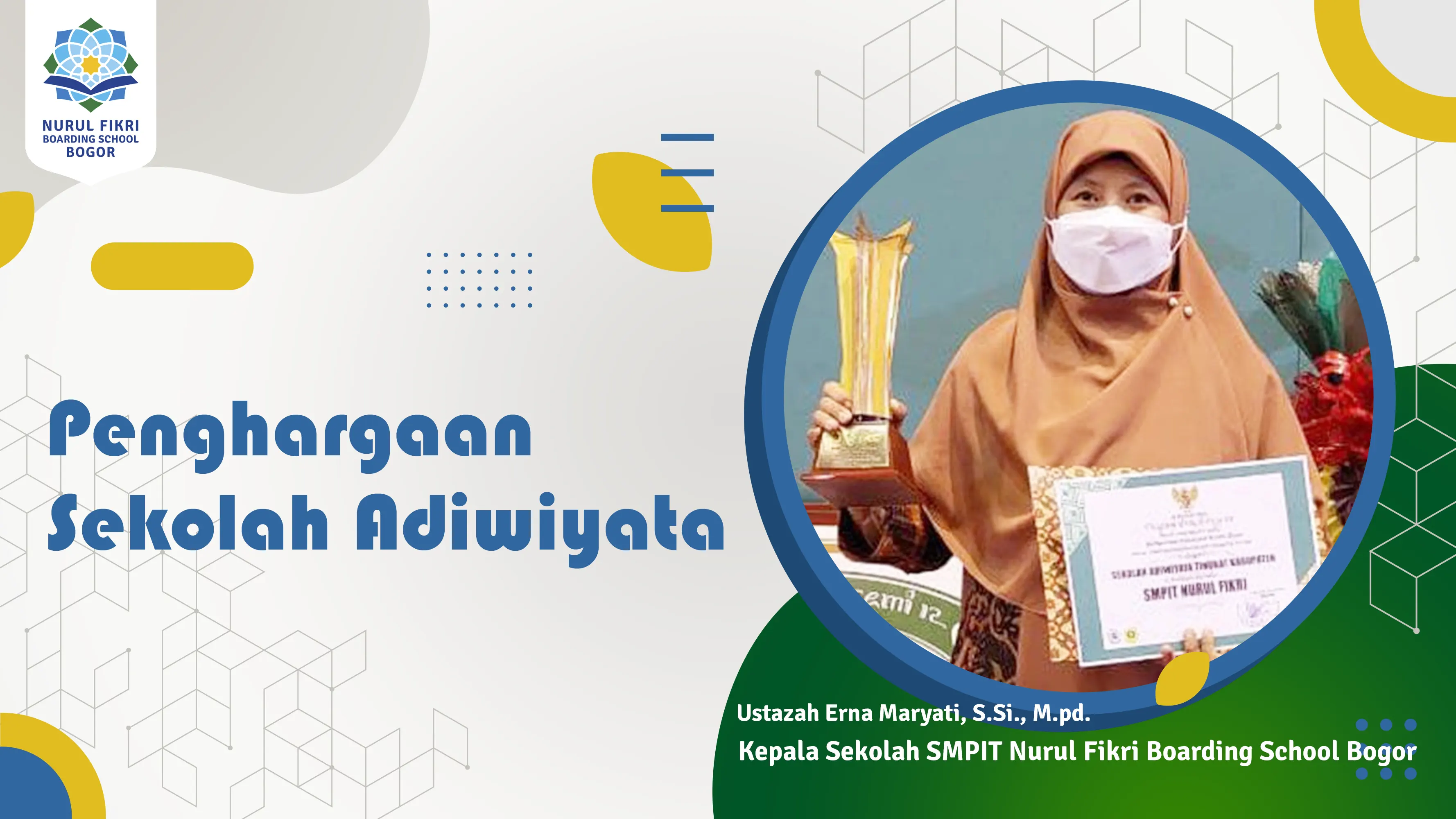 SMPIT NFBS Bogor Meraih Penghargaan Adiwiyata dari Bupati Bogor