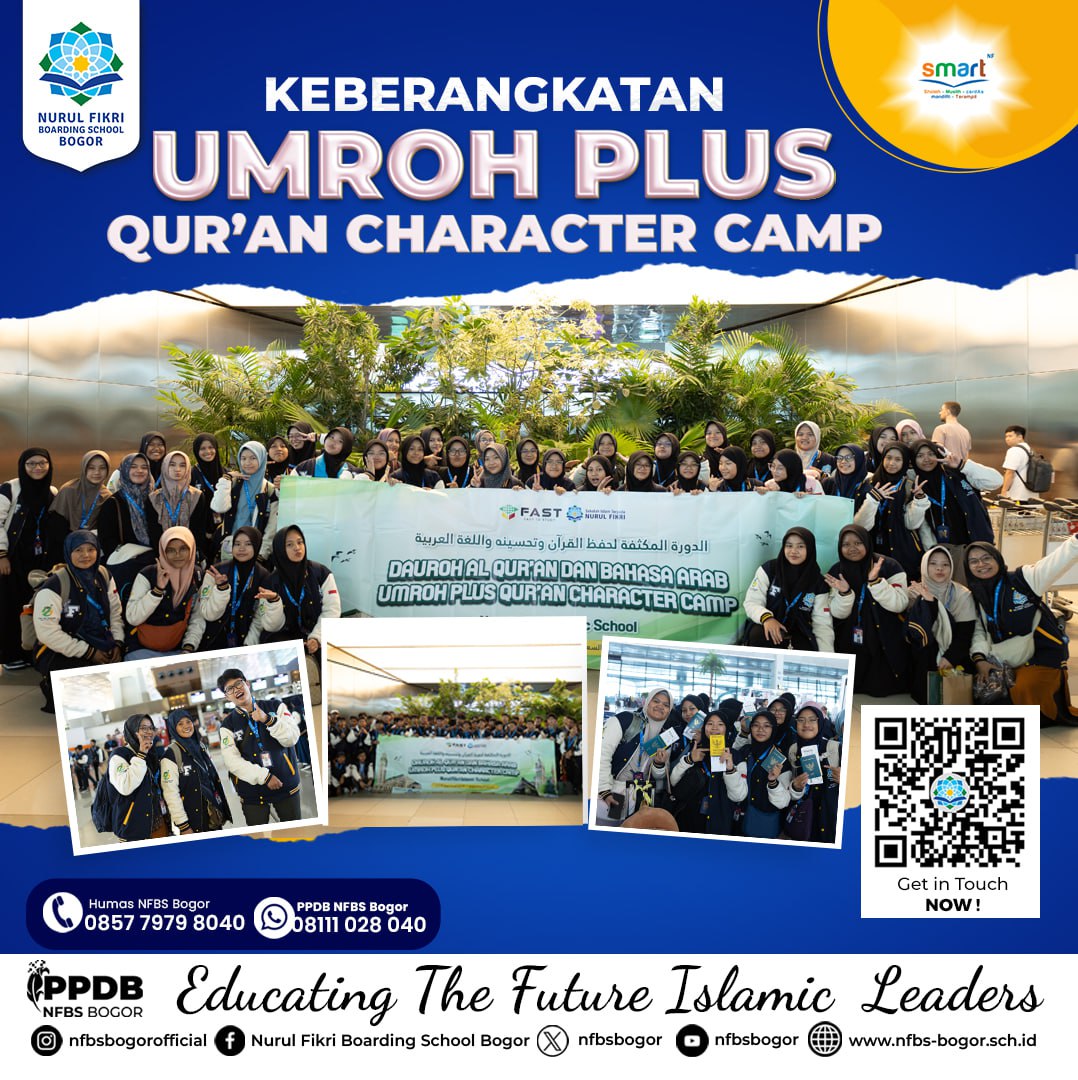 Keberangkatan Umroh Plus Qur’an Character Camp NFBS Bogor 2025